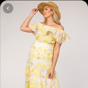 Gorgeous off shoulder Pinkblush Maternity Dress